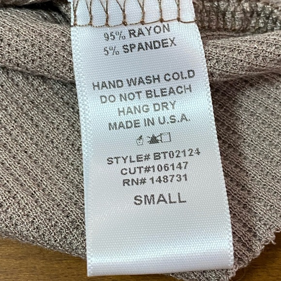 BLUE BLUSH Los Angeles long sleeve crop top - Picture 6 of 7